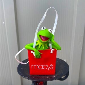 Collectible Macy’s 2002 Kermit the Frog Holiday Ornament